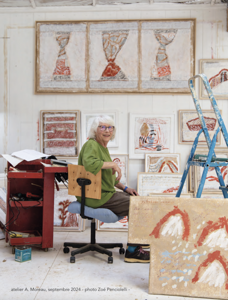 Atelier Anne Moreau peintre plasticienne